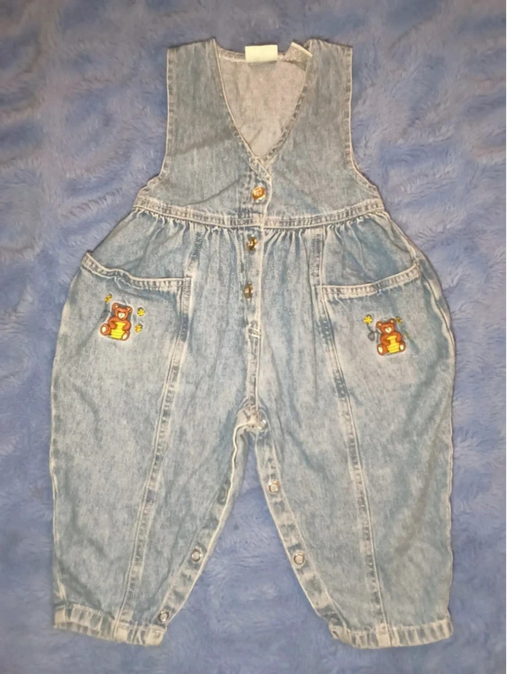 Vintage bubble overalls
